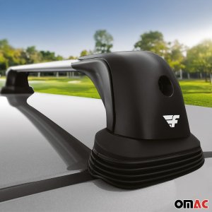 Subaru XV Crosstrek Roof Rack Cross Bars - Omac - Compact (9090G Kit PR3) - Gray - '13-'15